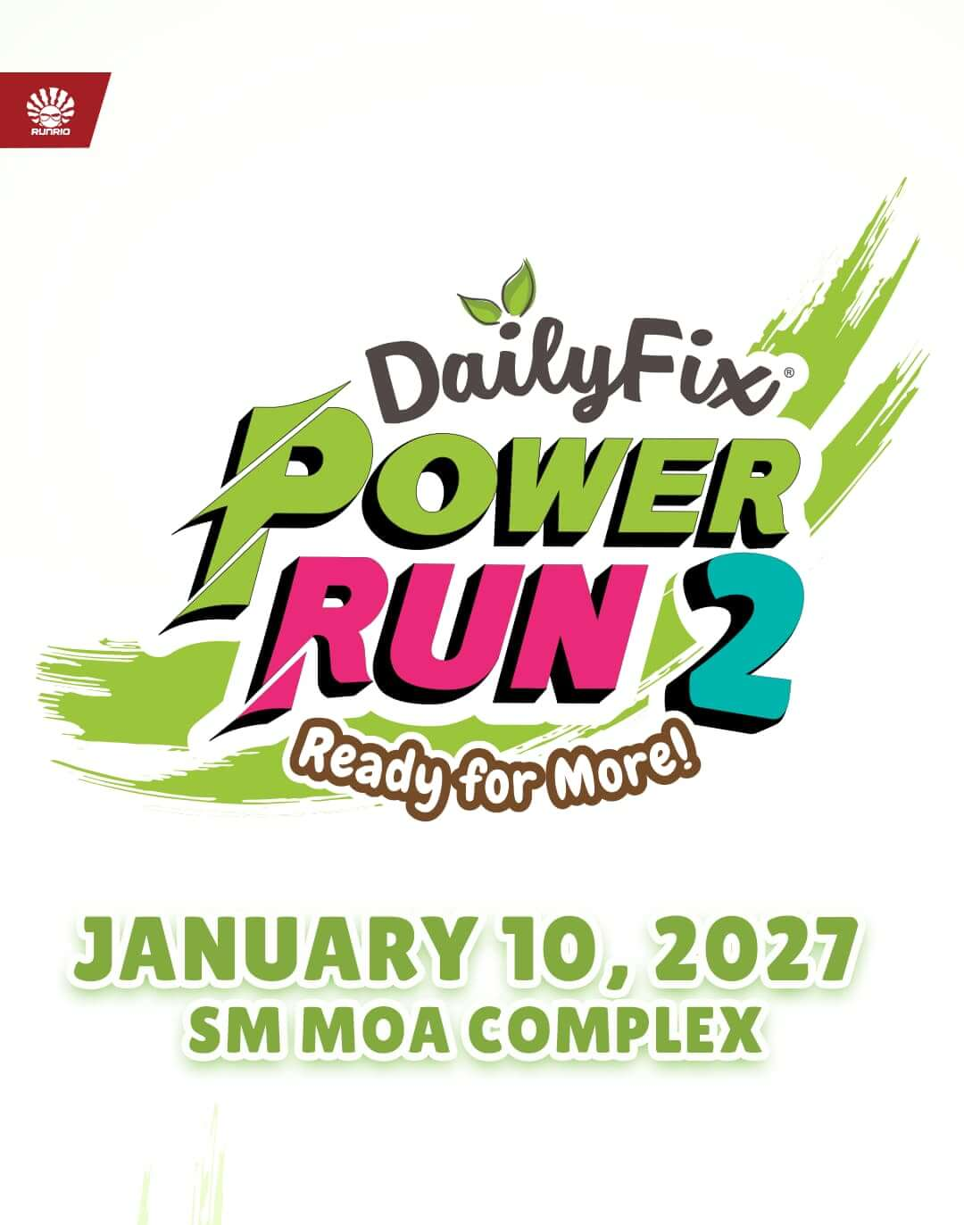 DailyFix Power Run Year 2 2027 official event artwork