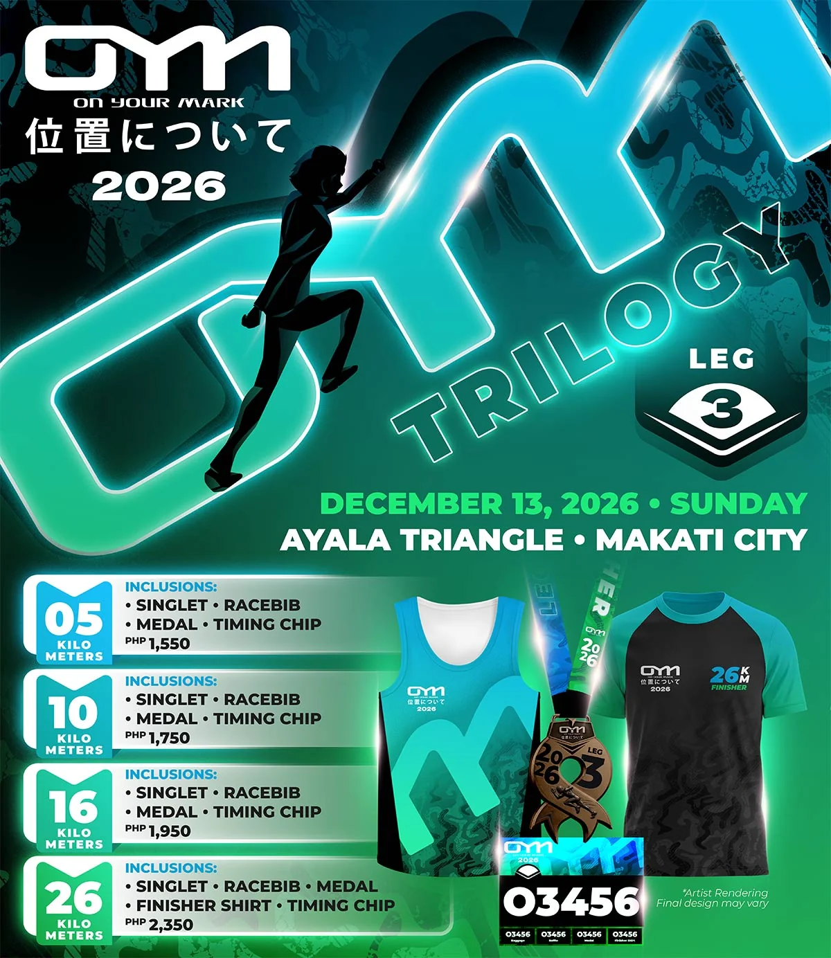 OYM Trilogy Leg 3 2026 official event artwork
