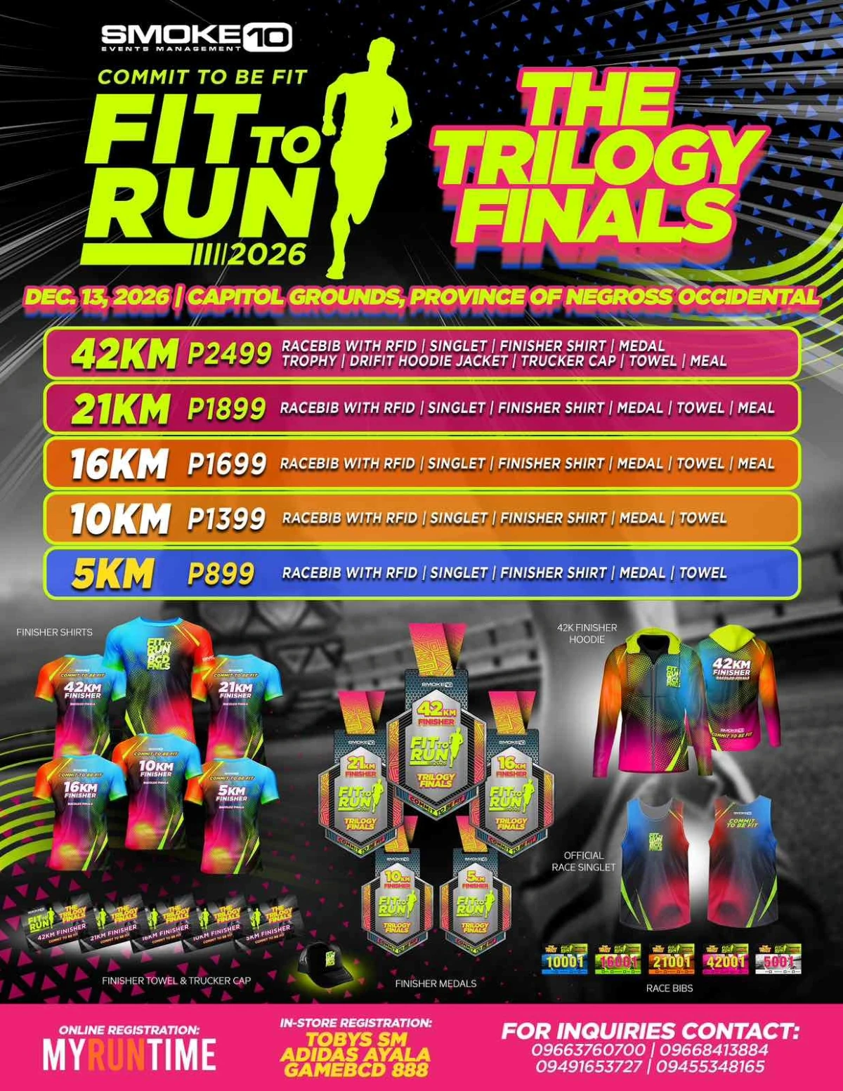 Fit to Run : The Trilogy Finals 2026 official event artwork