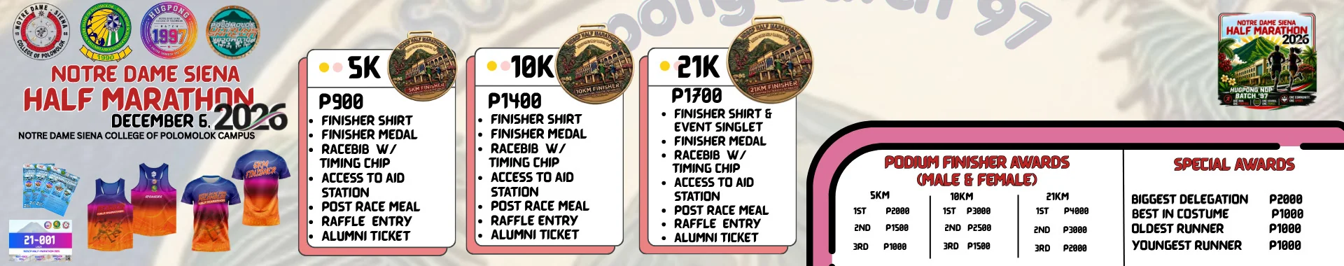 NDSCP Half Marathon 2026 official event artwork