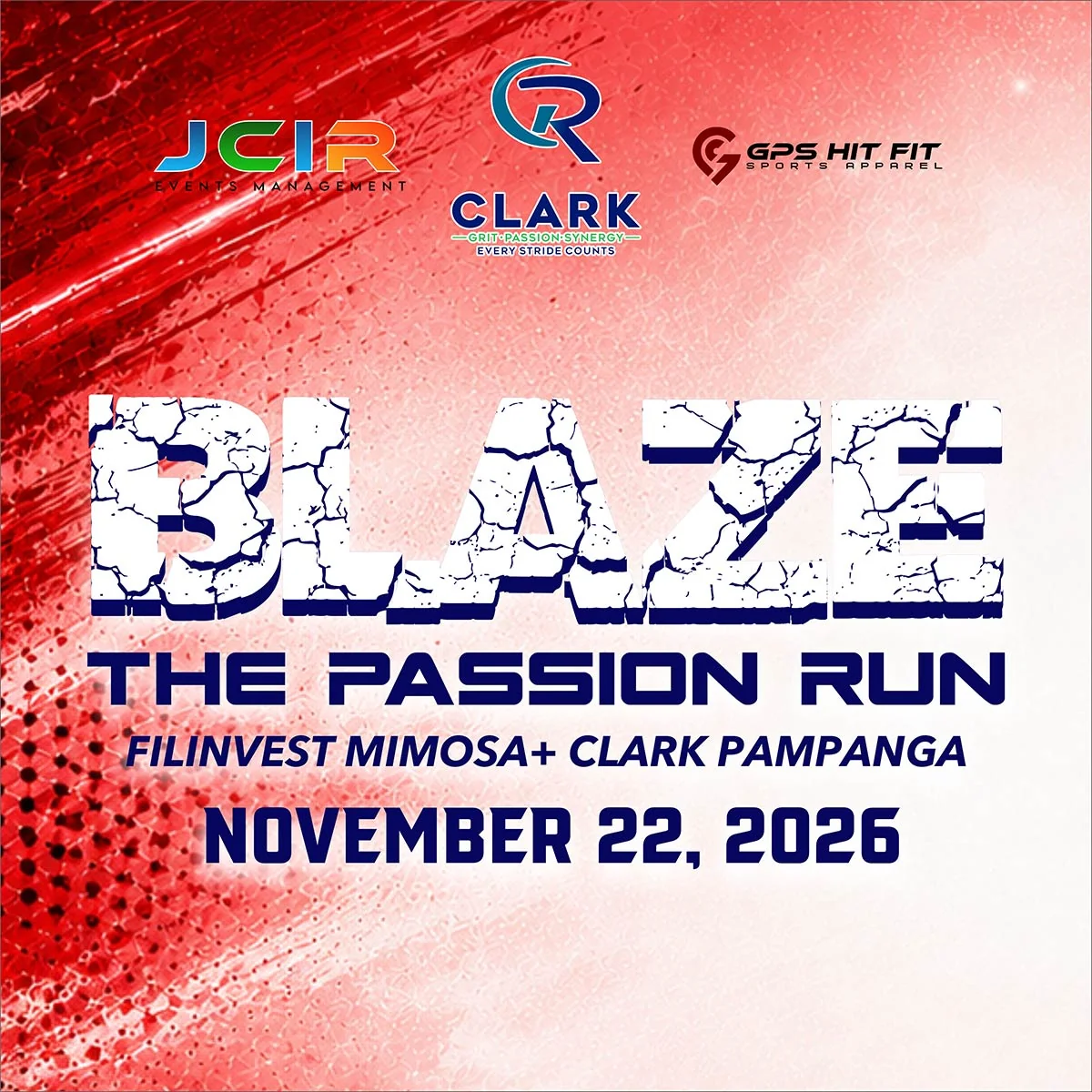 Blaze: The Passion Run 2026 official event artwork