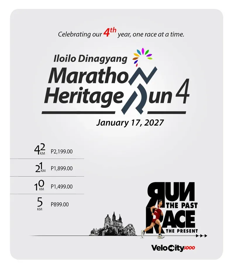 Ioilo Dinagyang Marathon – Heritage Run 4 2027 official event artwork