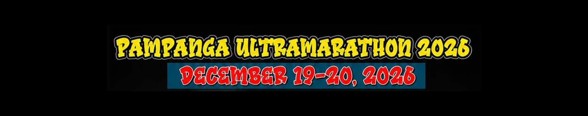 Pampanga Ultramarathon 2026 official event artwork