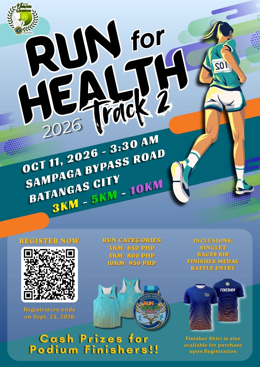 Run for Health – Track 2 2026 official event artwork