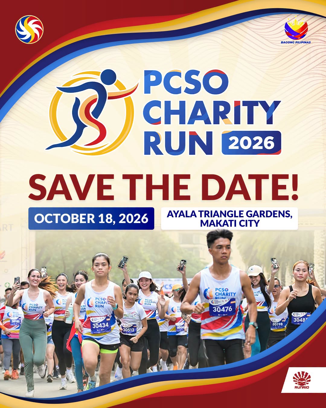 PCSO Charity Run 2026 official event artwork