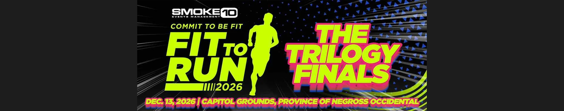 Fit to Run 2026: The Trilogy Finals official event artwork