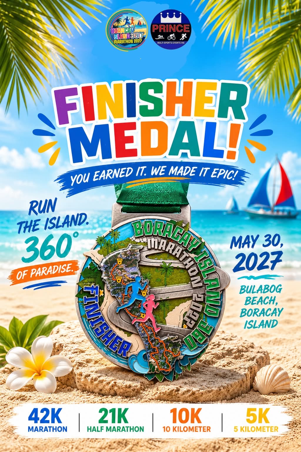 Boracay Island 360 Marathon 2027 official event artwork